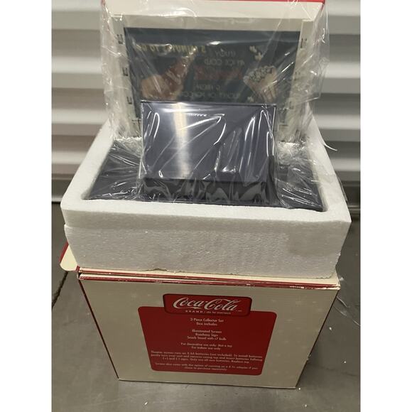 VTG 1990 TOWN SQUARE COLLECTION COCA COLA MOONLIGHT DRIVE-IN THEATER - Picture 4 of 13